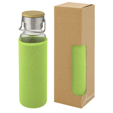 Botella de vidrio borosilicato con funda de neopreno de 660 ml "Thor"